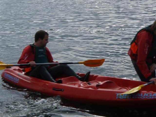 A bordo de la piragua